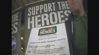 A Support the Heroes fundraiser told the BBC he was an unpaid volunteer