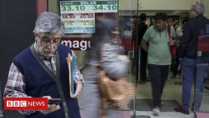 Argentina raises rates as peso plummets